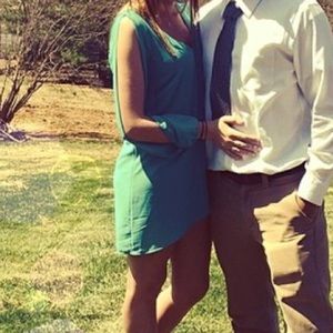 Tobi cut out sleeve dress